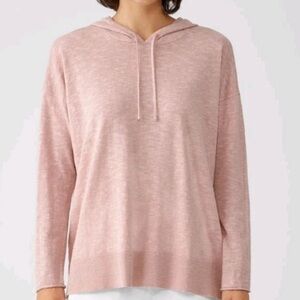 Eileen Fisher linen blend Hoodie NWT